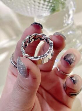 韩国东大门s925纯银戒指