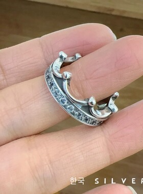 韩国s925纯银小众戒指