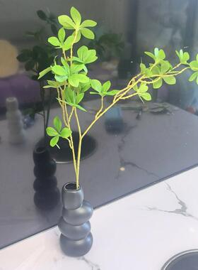 创意仿陶瓷花瓶ins轻奢异型鹅卵石家居新年摆件客厅插花玄关装饰