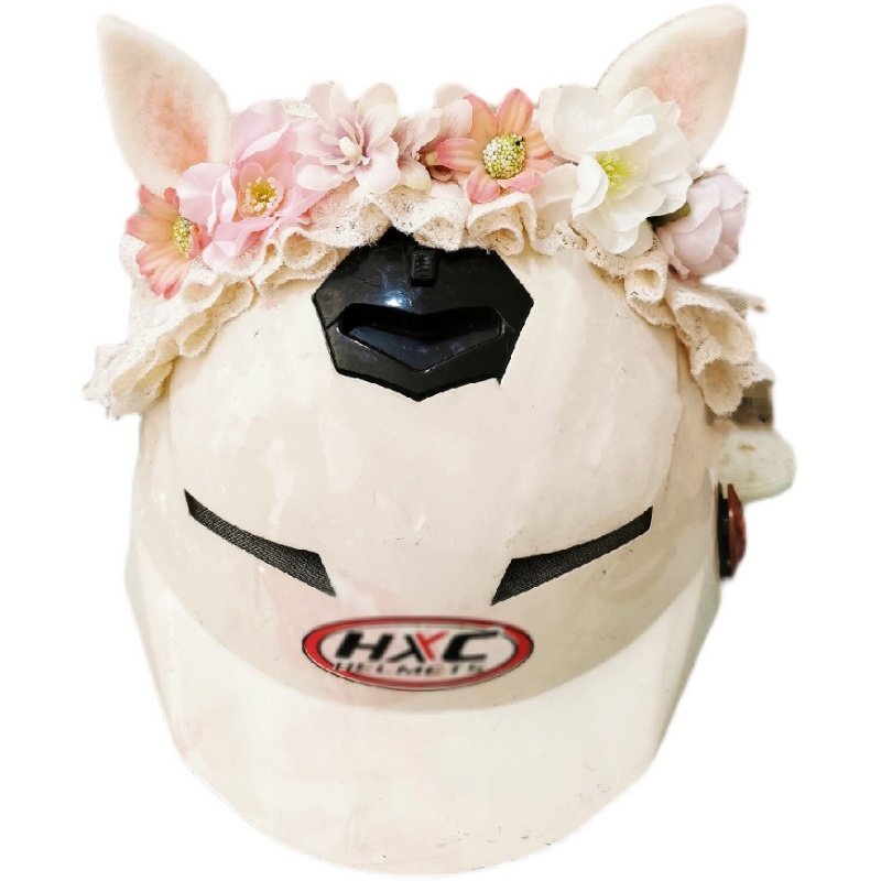 原创猫耳兔耳朵头盔装饰摩托车少女骑士机车可爱帅气毛绒配件拆卸,淘宝优惠券,粉丝福利购,淘宝优惠卷