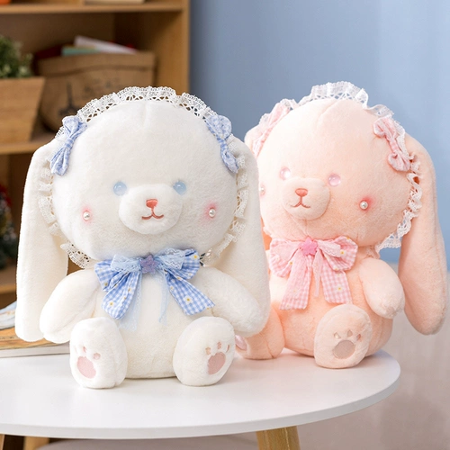 Кролик, плюшевая кукла, милая маленькая успокаивающая игрушка, стиль Лолита, подарок на день рождения