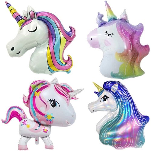 Magic Unicorn Party Little Pony balloons独角兽生日派对装饰品-图3