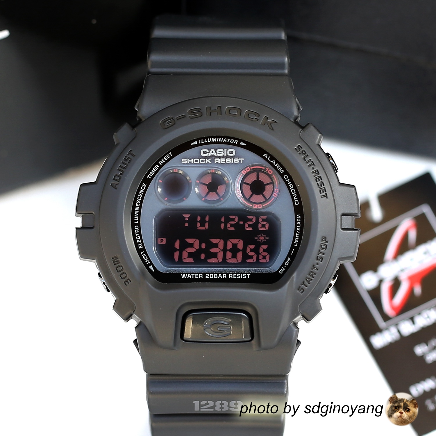 CASIO卡西欧G-SHOCK初版1289烟熏铁锈DW-6900MS-1JF全新现货 - 图0