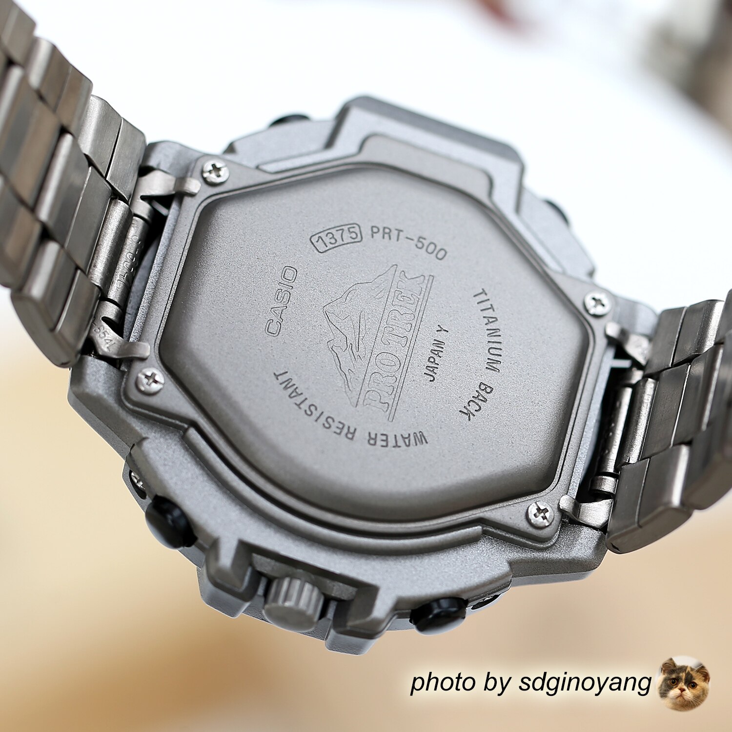 CASIO卡西欧PRO-TERK PRT-500T-7A 登山气压双显钛合金 全新结束