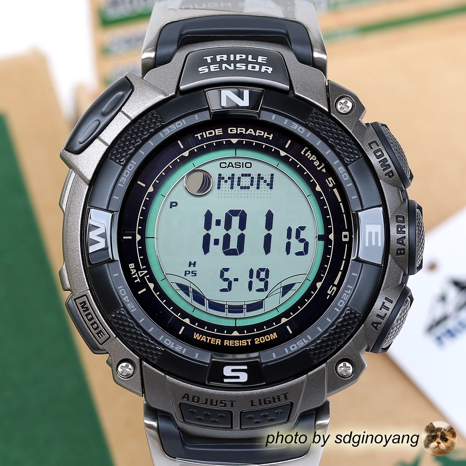 CASIO卡西欧PRO-TERK PRG-130T-7VDR 10年前经典登山系列全新结束