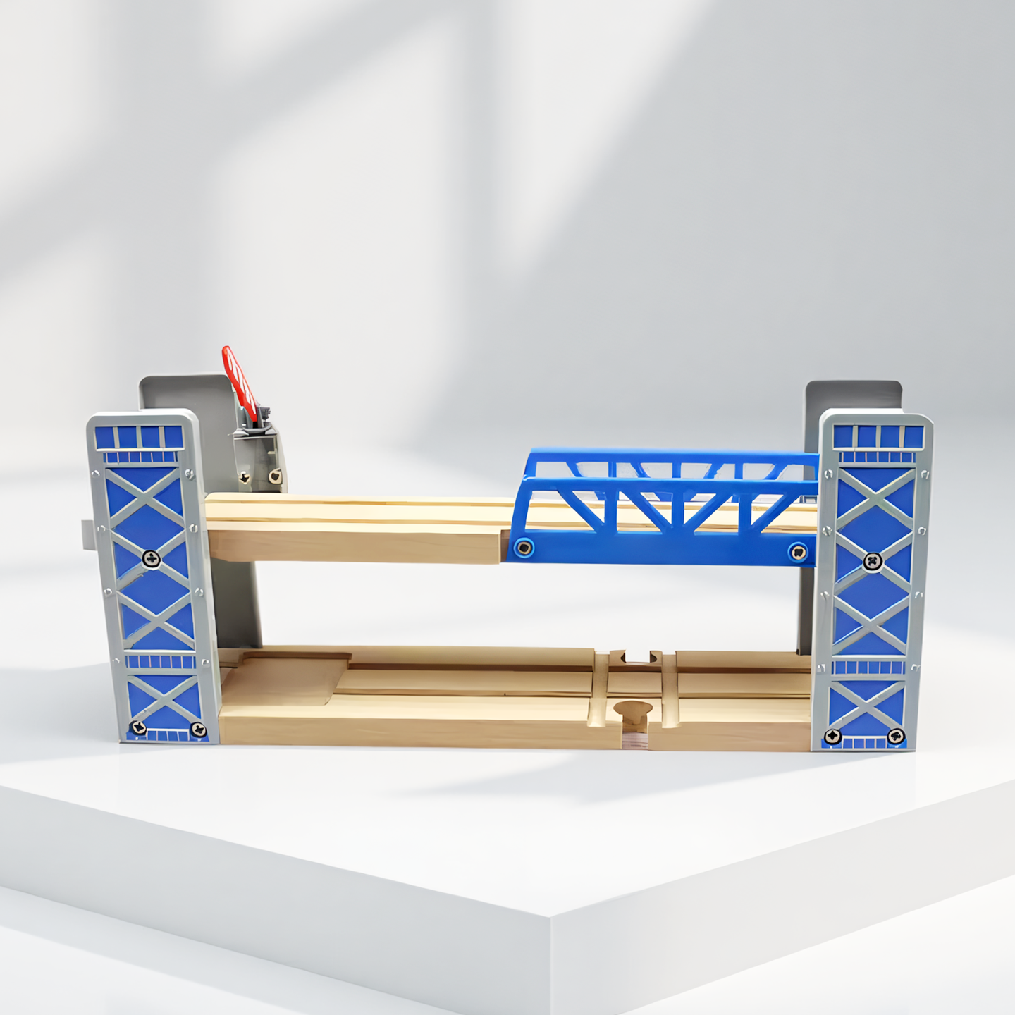 升降桥木头轨道火车玩具配件儿童木质轨道车木制榉木小火车积木男,淘宝优惠券,粉丝福利购,淘宝优惠卷