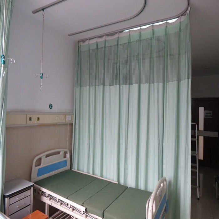 厂家直销医用隔断帘诊所医院窗帘床位阻燃隔帘布卧室美容院隔断帘_虎窝淘