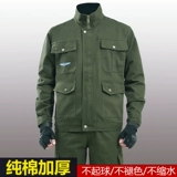 Износостойкий осенний хлопковый комбинезон, защита от ожогов