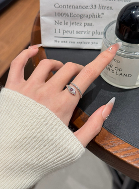 小灵蛇戒指S925银女开口可调节小众设计尾戒食指戒