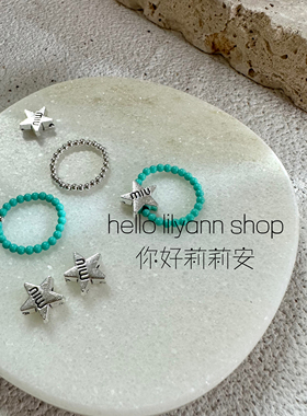 绿松缪风2mm纯银脚趾环
