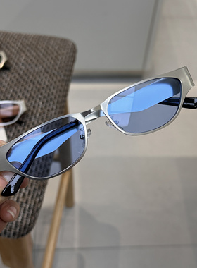 金属感欧美复古小框太阳镜男女款