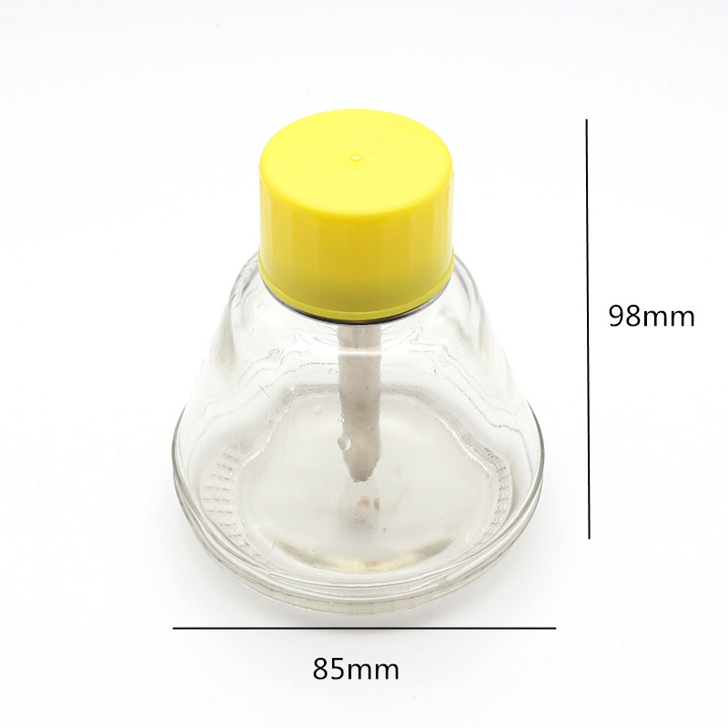 HOZAN玻璃酒精瓶 按压式洗板水瓶液体瓶不锈钢头天那水瓶酒精壶 - 图3