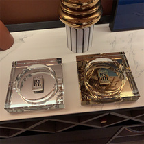 Rolls-Royce Ashtrays Crystal Glass Hotel Advanced Sensation Light Lavish Home Business Living Room Office Ashtrays