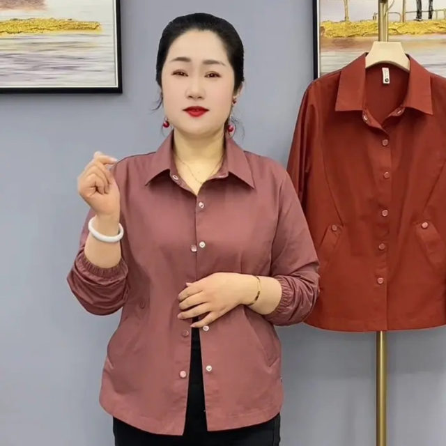 Age-reducing lapels to cover up the flesh, fashionable and elegant single-layer thin coat