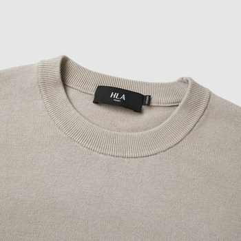 ເສື້ອຢືດແຂນຍາວ HLA/Heilan Home seamless sweater 2024 ດູໃບໄມ້ລົ່ນໃຫມ່ວ່າງອົບອຸ່ນແລະສະດວກສະບາຍສໍາລັບຜູ້ຊາຍ