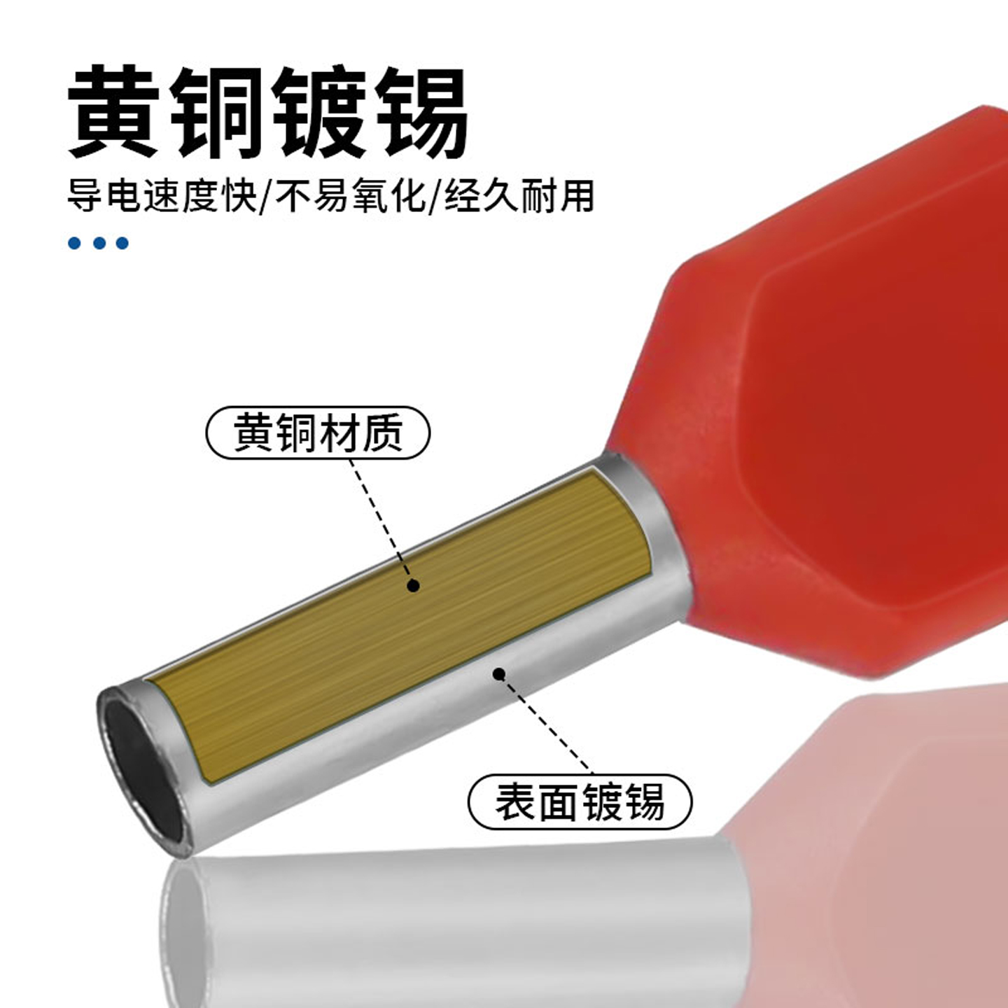 双线管型端子TE0508 7508 1008 1508 2508 4009 6014欧式接线端头 - 图1