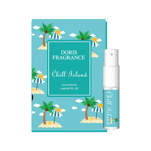 DORIS Chill Island冰纯之岛 柠檬薄荷麝香睡莲香调 持久淡香水 - 图0