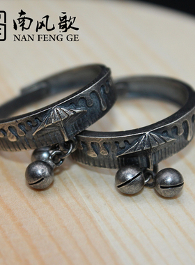 南风歌原创设计戒指纯银学生