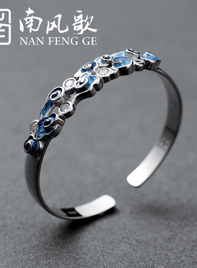 鲛人泪原创风s925气质故事手镯