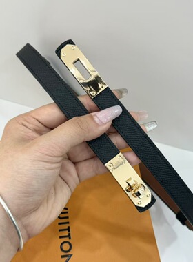 可调节长度细腰带女配大衣毛衣西装时尚装饰百搭皮带腰链牛皮女士