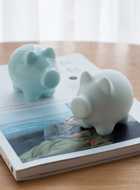 十二生肖北欧风情侣一对陶瓷猪