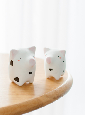 十二生肖书桌面可爱风陶瓷装饰品