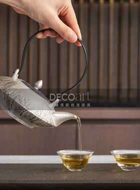 样板房别墅茶室茶具干泡台装饰品