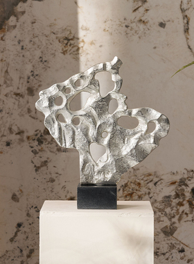 新中式禅意太湖石玄关软装摆件