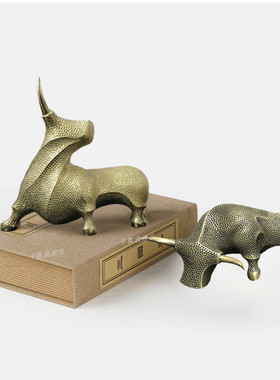 新中式风会所装置样板房动物牛