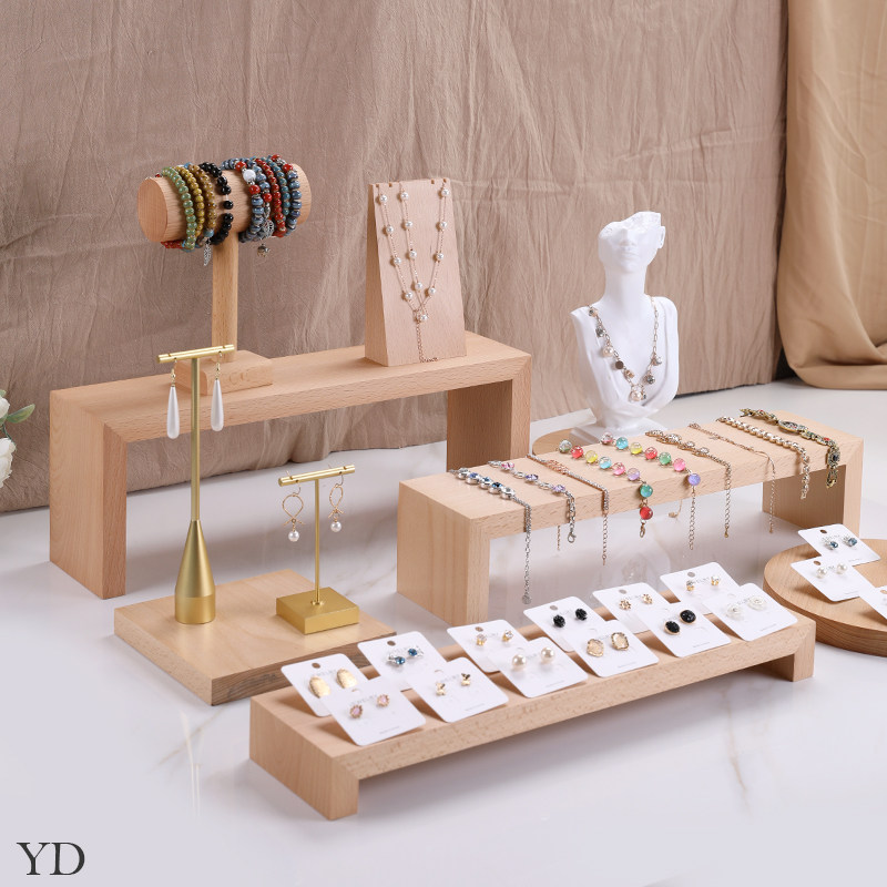 首饰架小饰品展示架小摆件多层陈列架耳饰手链收纳架珠宝展示道具_虎窝淘