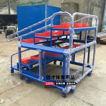 b Track field Mobile Telescopic End Referee Bench Chronograph Stands 27 24 24 18 15 Block 15 seats 15 seats