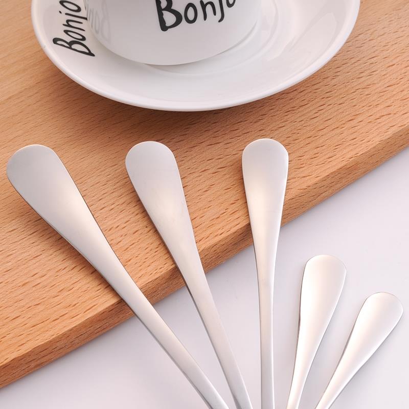 Stainless steel spoons eat tea spoons coffee spoons dessert - 图0