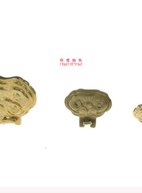 中式纯铜匾托挂匾装饰铜钉挂钩