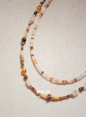 天然石南法情侣山系穿搭酷好戴