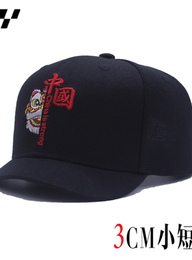 时尚帽子休闲男女小短帽檐中国风