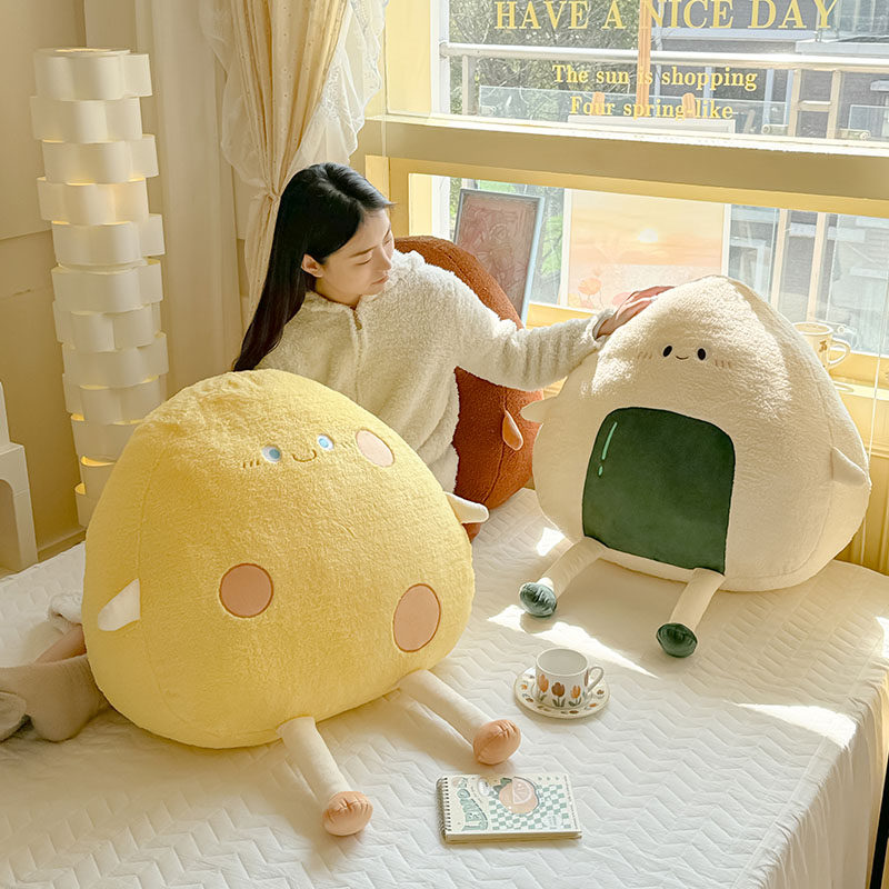 卡通饭团抱枕沙发客厅可爱装饰枕头飘窗奶油风靠枕靠垫ins少女心,淘宝优惠券,粉丝福利购,淘宝优惠卷