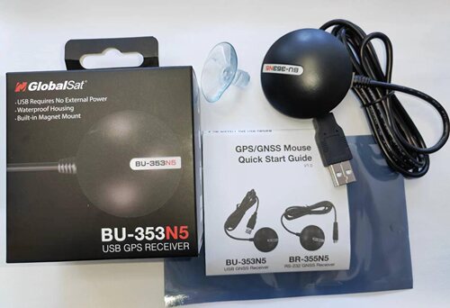 网优路测电脑USB定位模块天线GPS接收器Globalsat环天BU-353N5代 - 图0