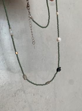 Atelier Koa日本超重工手工玉石串珠项链