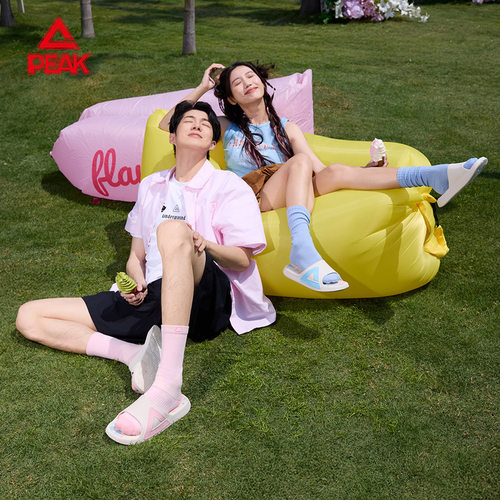 匹克态极拖鞋男情侣款夏季外穿潮鞋篮球运动防滑太极沙滩凉拖鞋女 - 图3