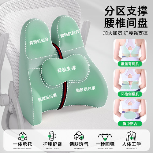 腰突专用腰靠护腰垫汽车开车司机久坐神器靠背垫座椅子腰枕腰靠垫 - 图1