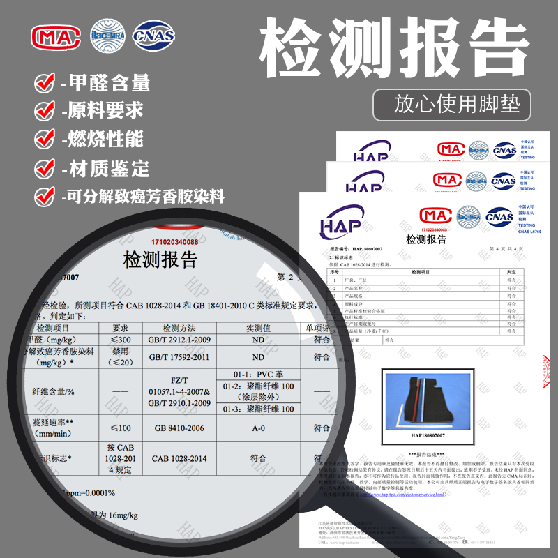 汽车魔力丝圈脚垫条纹 专车专定制 奥迪A4LA6LQ3Q5C200途观君越 - 图2