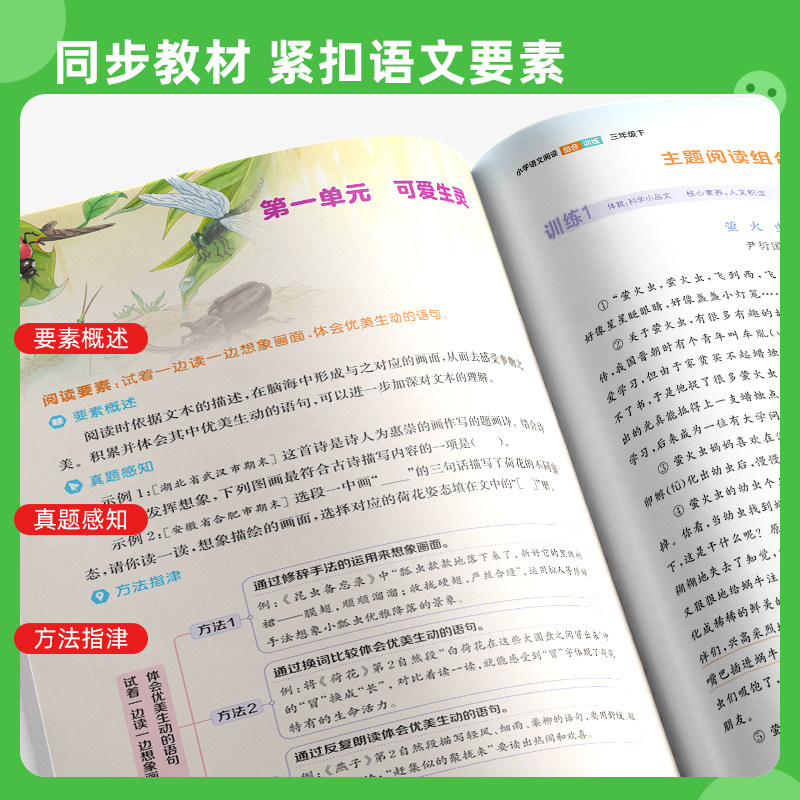 2026新版小学语文英语阅读组合训练一二三四五六年级上下册人教版江苏专用小学阅读理解专项训练书同步练习册题阅读与写作通成学典
