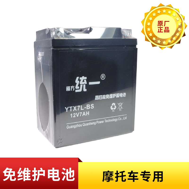 大阳大运摩托车干电瓶12v5ah免维护干电池125鬼火踏板车110弯梁车 - 图0