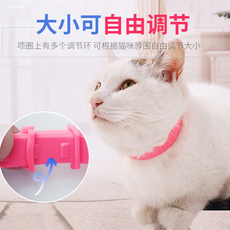宠物防跳蚤项圈 - 狗猫通用驱蚤神器