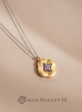 MissQueeny其微|三生有杏·银杏吊坠锁骨链气质唯美优雅时尚
