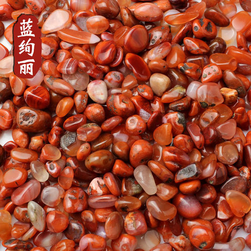 蓝绚丽 南红玛瑙碎石材料  修曼扎宝石 - 图0