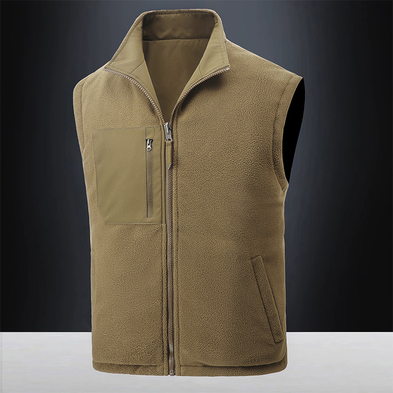 2503马甲  厂家直销M-8XL大码男士户外钓鱼工装休闲双面穿马甲中,淘宝优惠券,粉丝福利购,淘宝优惠卷