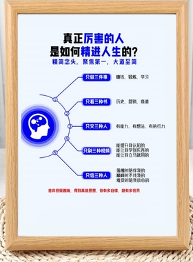 重启人生计划自我提升规划相框