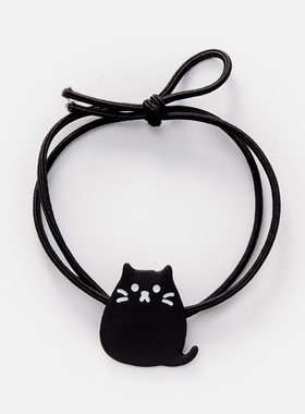 多色可爱猫咪头绳橡皮筋高弹力