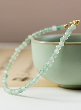 东陵玉细款手链气质文雅手镯女士